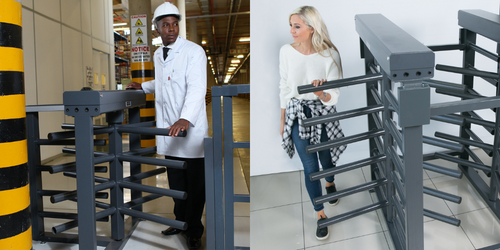 Turnstar Half & 3/4 Height Turnstiles access control system