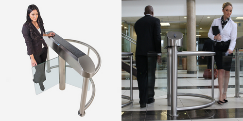 Turnstar Prestige Half Height Turnstiles access control system
