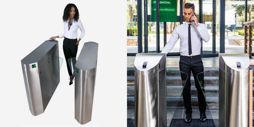 Turnstar Speedgates access control system