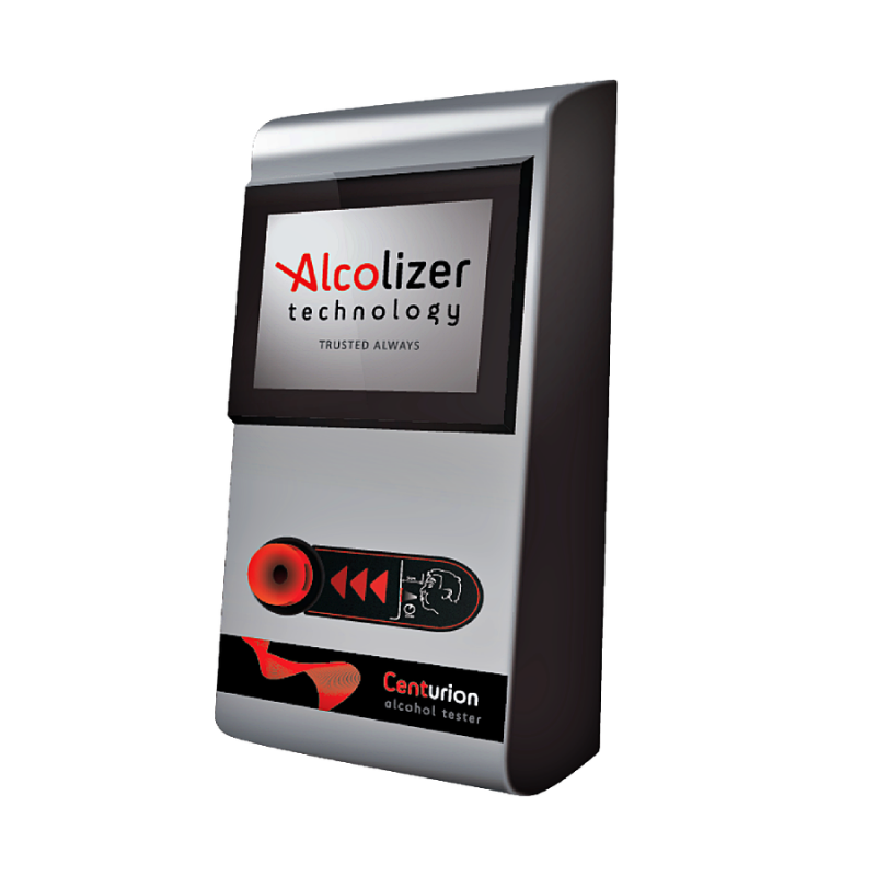 Alcolizer wall-mounted breathalyser