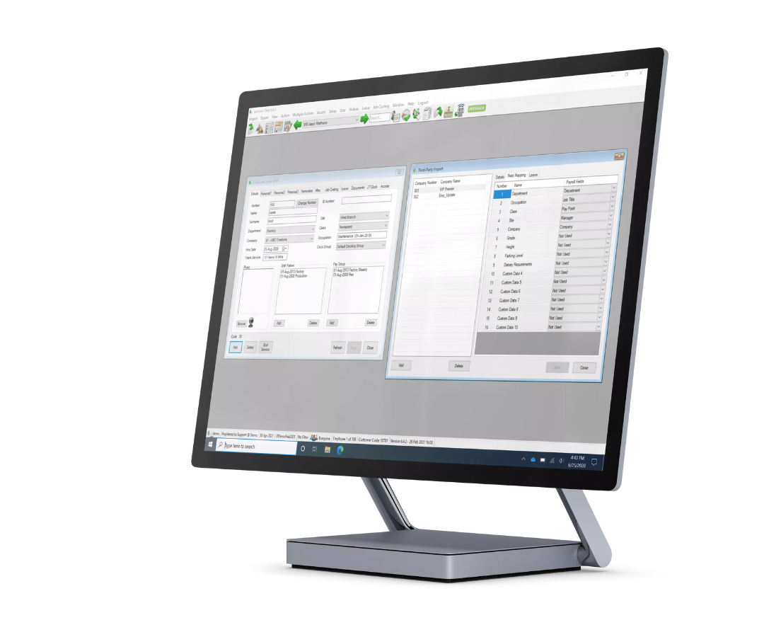 Customisable BTS software settings and reports